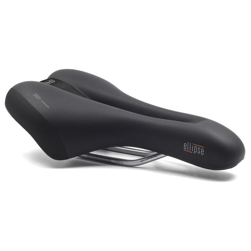 Siodło SELLEROYAL PREMIUM ATHLETIC 45st. ELLIPSE żelowe + elastomery unisex 406g (NEW)