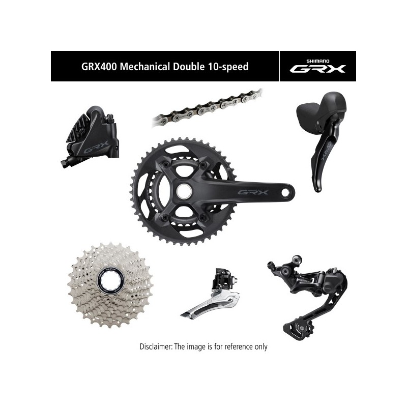 Grupa GRX 400 2x10rz 172.5 mm 46x30T 11-34