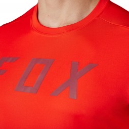 KOSZULKA ROWEROWA FOX RANGER MOTH RACE FLUORESCENT RED