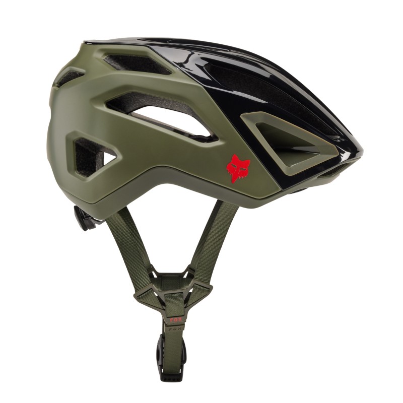 KASK ROWEROWY FOX CROSSFRAME PRO ASHR OLIVE GREEN