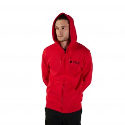 BLUZA Z KAPTUREM NA ZAMEK FOX ABSOLUTE FLAME RED
