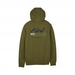 BLUZA Z KAPTUREM FOX LEO OLIVE GREEN