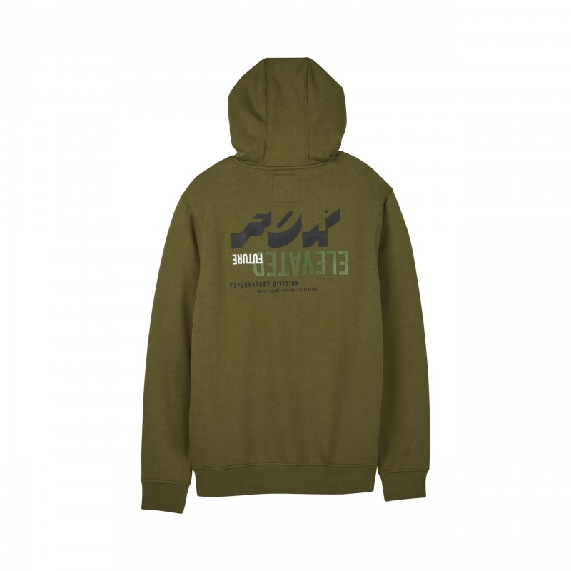 BLUZA Z KAPTUREM FOX LEO OLIVE GREEN