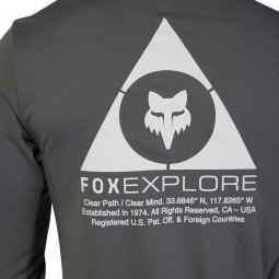KOSZULKA ROWEROWA Z DŁUGIM RĘKAWEM FOX RANGER DRIRELEASE MD TRED DARK SHADOW