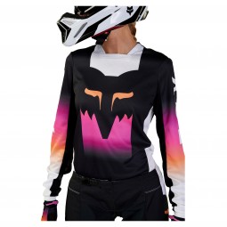 BLUZA FOX LADY 180 FLORA BLACK/PINK