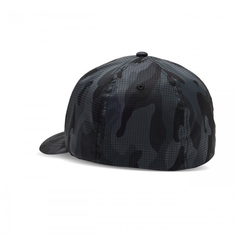 CZAPKA Z DASZKIEM FOX FOX HEAD TECH FLEXFIT BLACK CAMO