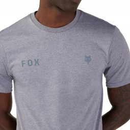 T-SHIRT FOX WORDMARK TECH HEATHER GRAPHITE