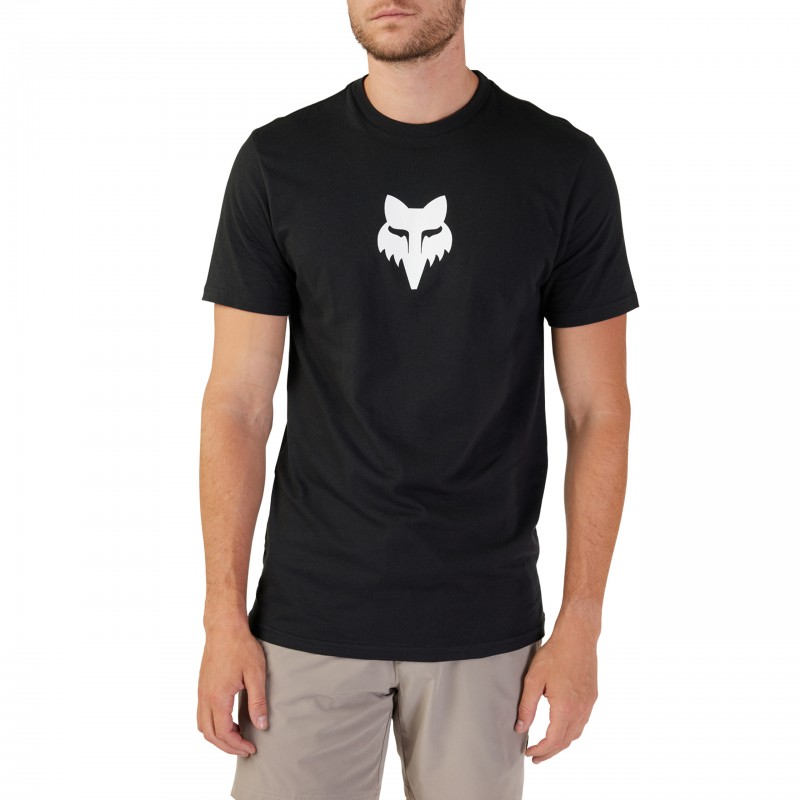 T-SHIRT FOX FOX HEAD BLACK