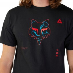 T-SHIRT FOX WITHERED BLACK