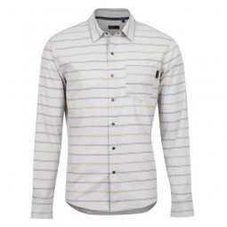 Prospect Ls Shirt Cool Grey Stripe XL