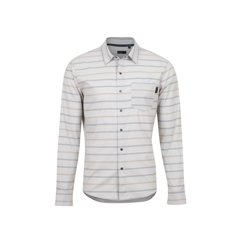 Prospect Ls Shirt Cool Grey Stripe XL