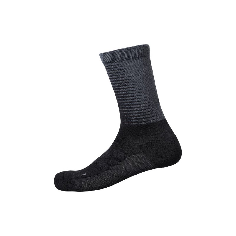 S-Phyre Merino Tall Socks Black/Gray S-M (Size 36-40)