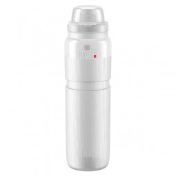 Elite Bidon FLY MTB TEX Clear, Grey Logo 950ml