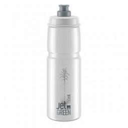 Elite Bidon Jet Green Clear Grey Logo 750ml
