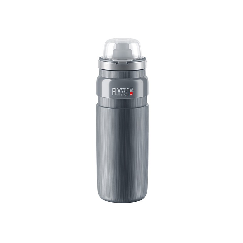 Elite Bidon FLY MTB TEX Grey, Grey Logo 750ml