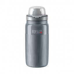 Elite Bidon FLY MTB TEX Grey, Grey Logo 550ml