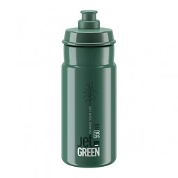 Elite Bidon Jet Green Dark Gr White Logo 550ml