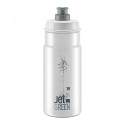 Elite Bidon Jet Green Clear Grey Logo 550ml