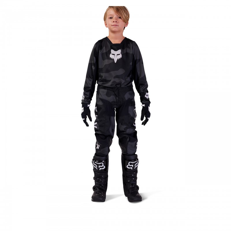 SPODNIE FOX JUNIOR 180 BNKR BLACK CAMO