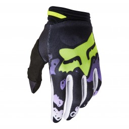 RĘKAWICE FOX 180 MORPHIC BLACK/YELLOW