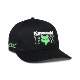 CZAPKA Z DASZKIEM FOX FOX X KAWI FLEXFIT BLACK