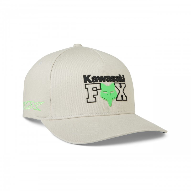 CZAPKA Z DASZKIEM FOX FOX X KAWI FLEXFIT STEEL GREY