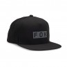 CZAPKA Z DASZKIEM FOX WORDMARK TECH SB BLACK