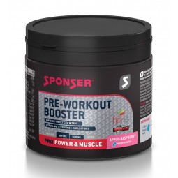 Odżywka SPONSER PRE-WORKOUT BOOSTER jabłko malina puszka 256g (NEW).