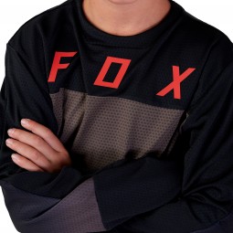 KOSZULKA ROWEROWA Z DŁUGIM RĘKAWEM FOX JUNIOR DEFEND RACE DIRT