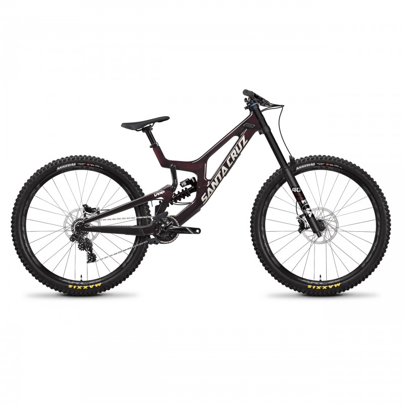 ROWER SANTA CRUZ V10 7 CC MX 24 DH S OXBLOOD AND WHITE