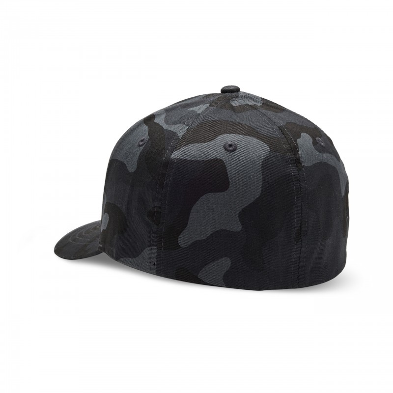 CZAPKA Z DASZKIEM FOX FOX HEAD FLEXFIT BLACK CAMO