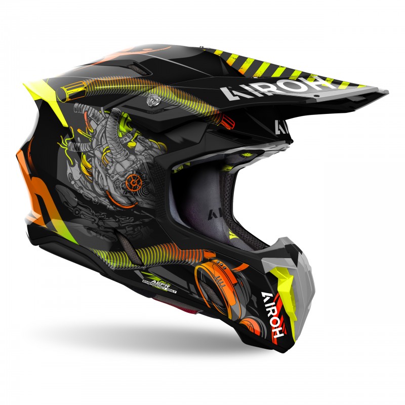 KASK AIROH TWIST 3 TOXIC GLOSS
