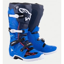 BUTY ALPINESTARS TECH 7 ALPINE BLU NIGHT NAVY BRIG RED