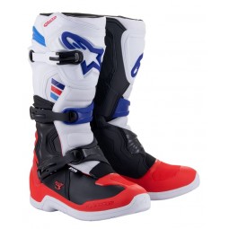 BUTY ALPINESTARS TECH 3 WHITE/BRIGHT RED/DARK BLUE