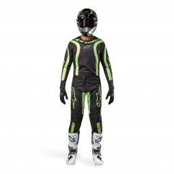 SPODNIE ALPINESTARS FLUID LURV BLACK YELLOW FLUO