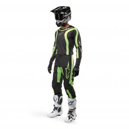 SPODNIE ALPINESTARS FLUID LURV BLACK YELLOW FLUO