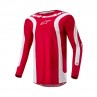 BLUZA MOTOCYKLOWA ALPINESTARS FLUID LURV MARS RED WHITE