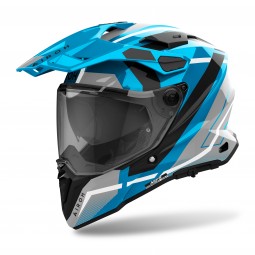 KASK AIROH COMMANDER 2 MAVICK CERULEAN BLUE GLOSS