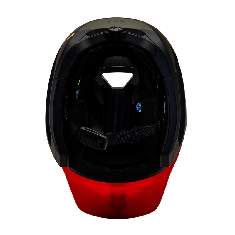 KASK ROWEROWY FOX DROPFRAME PRO NYF ORANGE FLAME