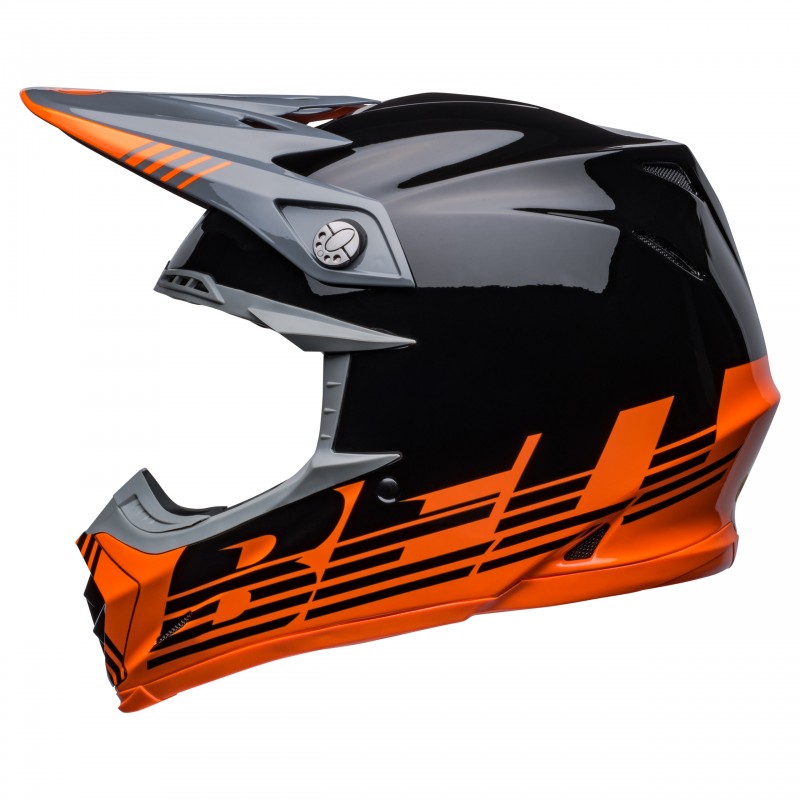 KASK BELL MOTO-9 MIPS LOUVER BLACK/ORANGE