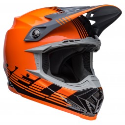 KASK BELL MOTO-9 MIPS LOUVER BLACK/ORANGE