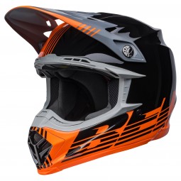 KASK BELL MOTO-9 MIPS LOUVER BLACK/ORANGE