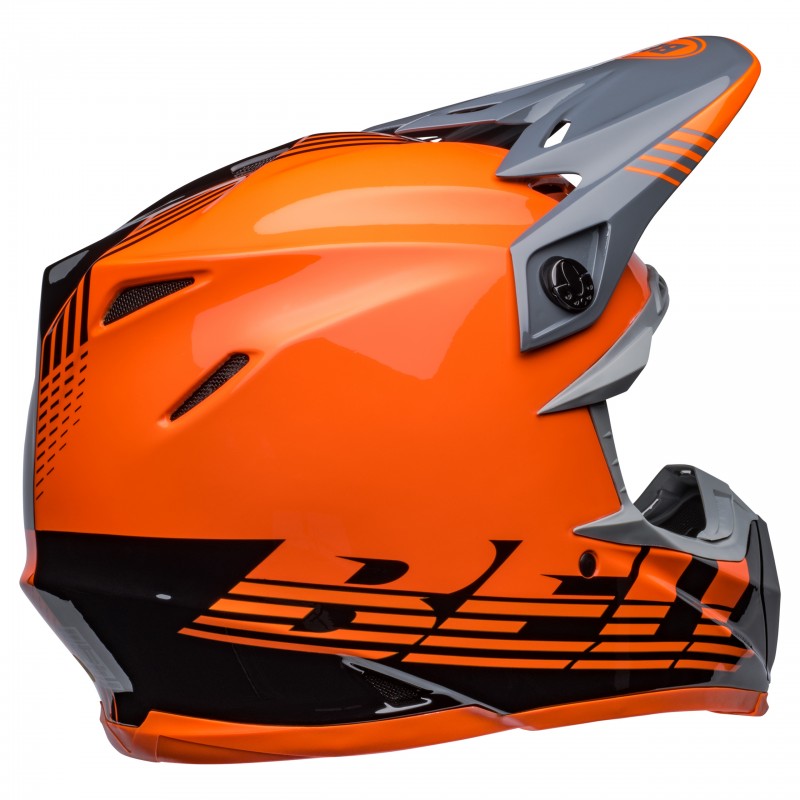 KASK BELL MOTO-9 MIPS LOUVER BLACK/ORANGE