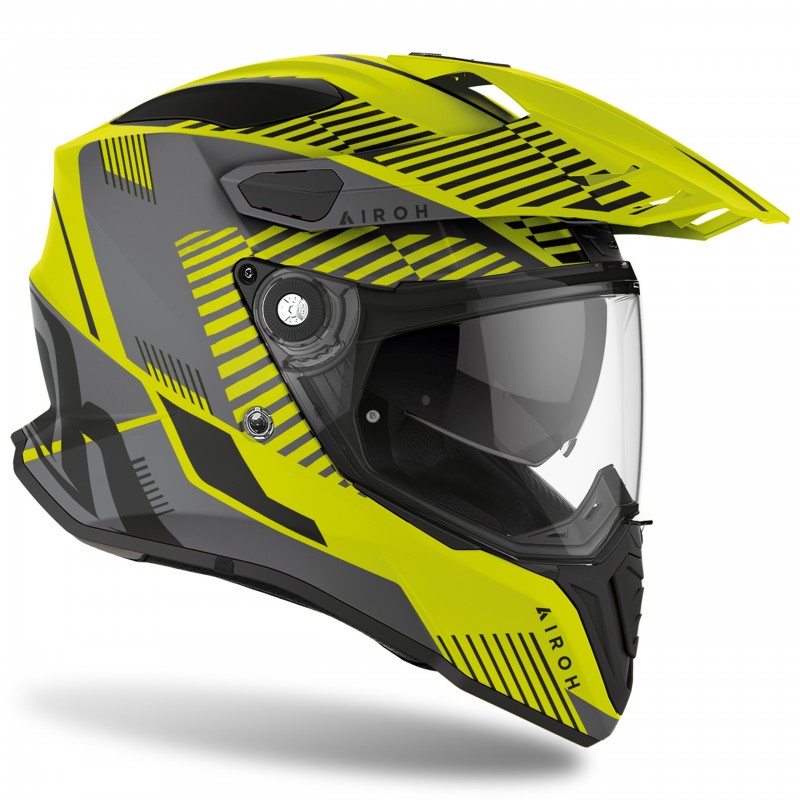 KASK AIROH COMMANDER BOOST YELLOW MATT