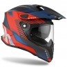 KASK AIROH COMMANDER BOOST RED/BLUE MATT