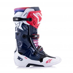 BUTY ALPINESTARS TECH 10 SUPERVENTED NIGHT NAVY WHITE RAINBOW