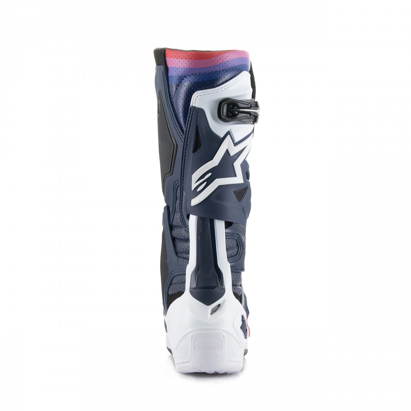 BUTY ALPINESTARS TECH 10 SUPERVENTED NIGHT NAVY WHITE RAINBOW