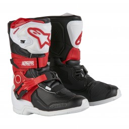 BUTY ALPINESTARS TECH 3S KIDS WHITE BLACK BRIGHT RED