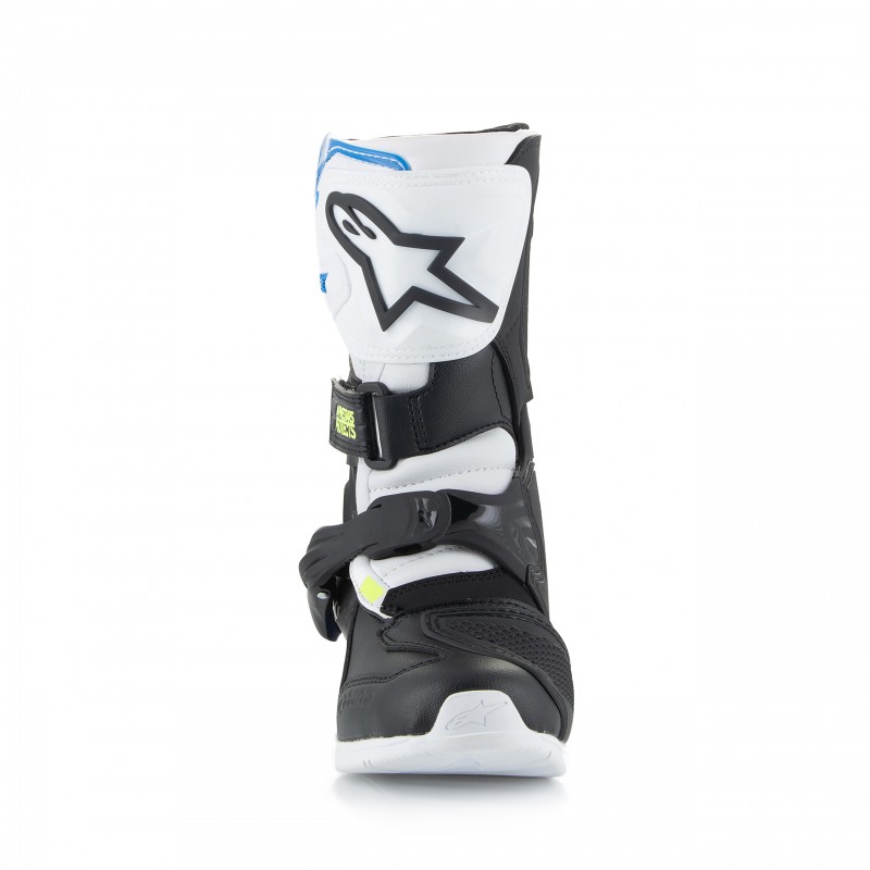 BUTY ALPINESTARS TECH 3S KIDS WHITE BLACK ENAMEL BLUE