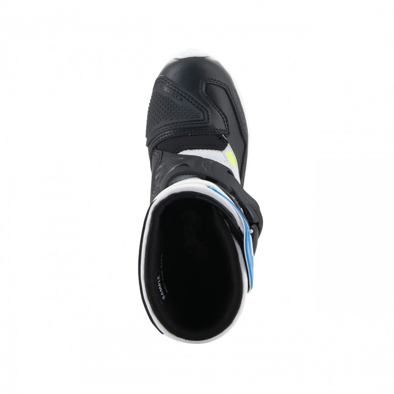BUTY ALPINESTARS TECH 3S KIDS WHITE BLACK ENAMEL BLUE